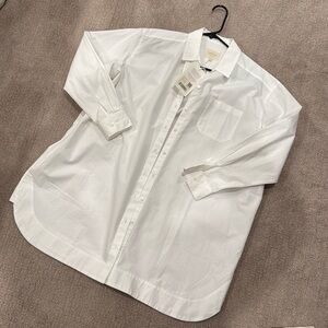 Sezane button down dress